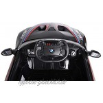 Actionbikes Motors Kinder Elektroauto BMW M6 GT3 Lizenziert 2,4 Ghz Fernbedienung Bluetooth Softstart Elektro Auto für Kinder ab 3 Jahre Schwarz
