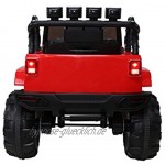 Actionbikes Motors Offroad Jeep Adventure 2 x 35 Watt Motor Reifen mit Weichgummiring Fernbedienung Rot