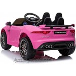 ATAA Jaguar 12v Pink Elektroauto für Kinder mit 12V Batterie und Fernbedienung