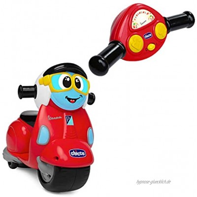 Chicco Vespa Primavera Ferngesteuertes Motorrad mit intuitivem Lenkrad Hupe und Motorgeräuschen Geschenk für Jungen oder Mädchen ab 2 Jahren Kinderspielzeug 2-6 Jahre