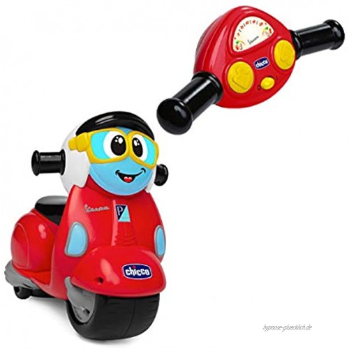 Chicco Vespa Primavera Ferngesteuertes Motorrad mit intuitivem Lenkrad Hupe und Motorgeräuschen Geschenk für Jungen oder Mädchen ab 2 Jahren Kinderspielzeug 2-6 Jahre