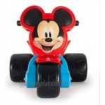 INJUSA Elektro-Motorrad Samurai Mickey Mouse 6V Rot Farbe mit Gaspedal und Dauerhafter Dekoration Empfohlen für Kinder von 1 bis 3 Jahren