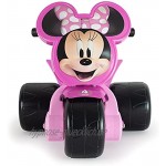 INJUSA Elektro-Motorrad Samurai Minnie Mouse 6V Pink mit 3 Rädern Gaspedal und Permanenter Dekoration Empfohlen für Kinder +1 Jahr