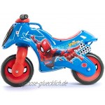 INJUSA Neox Spiderman Laufrad empfohlen für Kinder +18 Monate mit permanenter und wasserfester Dekoration und Tragegriff