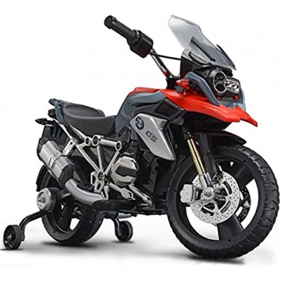 ROLLPLAY Elektro-Motorrad Mit Stützrädern Für Kinder ab 3 Jahren Bis max. 35 kg 6-Volt-Akku Bis zu 4 km h BMW R1200 GS Motorcycle Rot