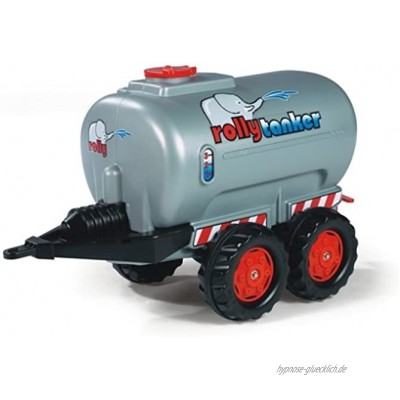 Rolly Toys rollyTanker Fassanhänger für Kinder von 3 10 Jahre Zweiachsanhänger Befüllung bis zu 30 Liter 122127