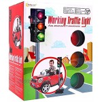 Verkehrsampel Spielzeugampel für Kinderfahrzeuge wie Elektroauto Dreirad Rutscher etc. 75cm Spielzeug ideal für Verkehrserziehung