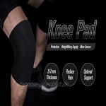 Lsdnlx Knieschoner,7mm Gewichtheben Crossfit Powerlifting Gym Knie Kniebeugen Ärmel Neopren Kompression Knieschützer