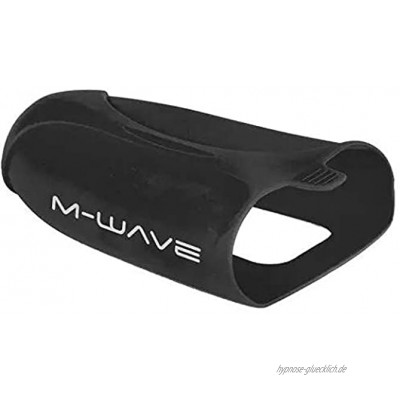 M-Wave Unisex– Erwachsene Toe Shield Silikon-Überschuh schwarz S-XL