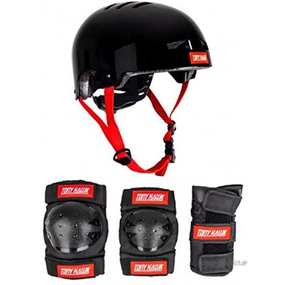 Tony Hawk Protective Set: Helmet & Padset BK