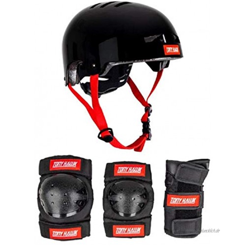 Tony Hawk Protective Set: Helmet & Padset BK