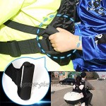 UIGJIOG Motorrad Oxford Einstellbare Kinder Sicherheitsgeschirr Mit Griffen Komfortable Kinderweste mit Reflektierendes Material