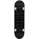 Fraktur verblasst schwarz Volle Größe komplett Skateboard–20,3cm–ABEC 5 52mm