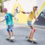QUNHU Skateboard 31-Zoll-Skateboard-Doppel-Kick-Skateboard-Kreuzer Longboard 8-Layer-Ahorn-Deck-Skateboards für Kinder und Anfänger Color : Pink