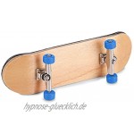 Riuty Set Mini-Skateboards tragbare Griffbrett-Stimmgabeln mit Kinderboxdunkelblau