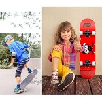 TTKD Komplettes Standard-Skateboard 31-Zoll-Skateboard Anfänger Erwachsene Jungen und Mädchen Teenager Kinder Straße Vibrato Profi-Doppelneigungs-Vierrad-Roller Geschenke für Kinder