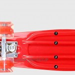 TTKD Komplettes Standard-Skateboard Mini Cruiser 7-lagiges kanadisches & Bambus-Ahorn-Deck Komplettes Double Kick-Skateboard mit Aluminium-Achsen für Kinder Jugendliche Erwachsene