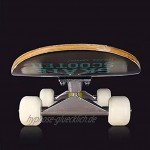 TTKD Lila Skateboard Skateboards für Anfänger 31-Zoll Double Kick Concave Skateboard mit leuchtenden Rädern Geeignet für Jugendliche Wettbewerbspreise