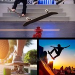 TTKD Skateboard 27 Zoll Skateboard Anfänger Erwachsene Jungen und Mädchen Teenager Kinder Straße Vibrato Profi Doppelneigungs-Vierrad-Roller Geschenke für Kinder