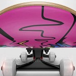 TTKD Skateboards für Anfänger Skateboards für Anfänger 31-Zoll 7 Layer Maple Double Kick Concave Skateboard Geeignet für Teenager Wettbewerbspreise