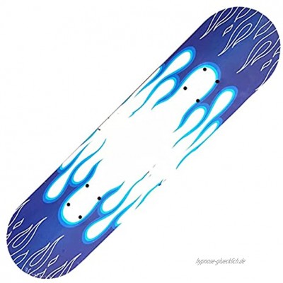 ZHZHUANG Skateboards 80 cm * 20 cm * 11Cm Skateboards Für Erwachsene Teenager Ahorn-Kreuzer-Skateboard Einschließlich Lkw Pvc-Räder Rückenmuster,H.