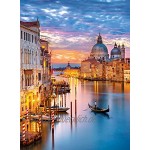Clementoni 35056 Leuchtendes Venedig – Puzzle 500 Teile High Quality Collection buntes Legespiel für die ganze Familie Erwachsenenpuzzle ab 14 Jahren