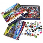 HUADADA 1000 Teile Puzzle | Italy Alpine Lake | 1000 Klassische Puzzles Colourful Puzzle Game 70 * 50cm