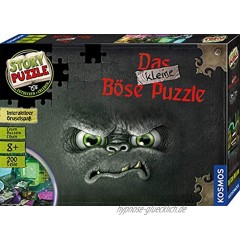 KOSMOS 680794 Story Puzzle: Das kleine Böse Puzzle 200 Teile interaktives Puzzle-Abenteuer mit Grusel-Spaß Lesen Puzzeln Rätsel lösen für Kinder ab 8 Jahre