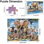 Puzzle 1000 Teile Puzzle für Erwachsene Tier Welt Impossible Puzzle Geschicklichkeitsspiel für die ganze Familie farbenfrohes Legespiel,Erwachsene und Kinder ab 14 Jahren