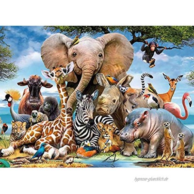 Puzzle 1000 Teile Puzzle für Erwachsene Tier Welt Impossible Puzzle Geschicklichkeitsspiel für die ganze Familie farbenfrohes Legespiel,Erwachsene und Kinder ab 14 Jahren