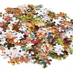 Puzzle 1000 Teile,Puzzle für Erwachsene,Impossible Puzzle Puzzle farbenfrohes legespiel,Geschicklichkeitsspiel für die ganze Familie-Straßencafé Romantisches Cottage