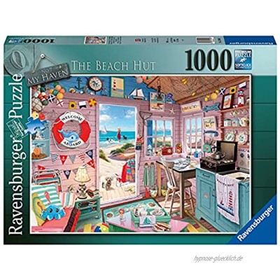 Ravensburger 15000 My Haven No. 7. The Beach Hut Puzzle für Erwachsene und Kinder ab 12 Jahren 1000 Teile