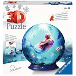 Ravensburger 3D Puzzle 11250 Puzzle-Ball Bezaubernde Meerjungfrauen 72 Teile Puzzle-Ball für Erwachsene und Kinder ab 6 Jahren