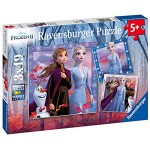 Ravensburger Kinderpuzzle 05011 Die Reise beginnt Puzzle für Kinder ab 5 Jahren mit 3x49 Teilen Puzzle mit Disney Frozen