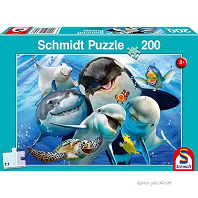 Schmidt Spiele 56360 Unterwasser-Freunde Kinderpuzzle 200 Teile bunt