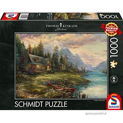 Schmidt Spiele 59918 Thomas Kinkade Ausflug am Vatertag 1.000 Teile Puzzle