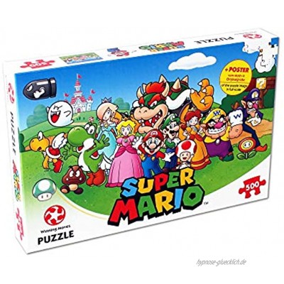 Winning Moves 5036905044431 Mario und Freunde Puzzle 500 Teile Mehrfarbig