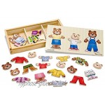 Melissa&Doug Puzzle zur Verkleidung einer Bärenfamilie | Puzzles | Holzspielzeug | 3+ | Geschenk für Jungen oder Mädchen