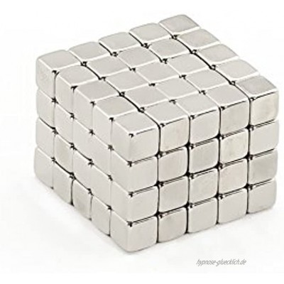 Oblique-Unique® 100 Neodym-Super-Magnete Würfel 5 x 5 x 5 mm