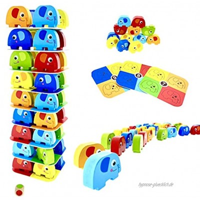 RB&G Spiel Pädagogisches Kinderspiel Puzzle ab 3 Jahre Spiele ab 3 Jahren Holzpuzzle Puzzle aus Holz Stapelspiel Brettspiel ab 3 Jahre
