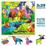 Spielzeug Puzzle ab 4 5 6 Jahre 3 Montessori Holzpuzzle Spiele für Kinder Geschenk Kinderspielzeug für Mädchen and Junge ab 7 8