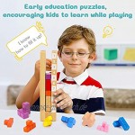 VATOS Kinder Spiel IQ Spiele Brain Teaser Tetris Knobelspiel Holzpuzzle für Kinder – Space Master Geometrische Spiel Logik Kinder – STEM Intelligentes Spielzeug Geschenk für Kinder & Erwachsene