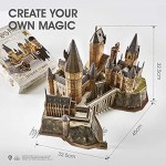 3D Puzzle Harry Potter Hogwarts Schloss Schule Magic Model Making Kit DIY BAU Spielzeug Geschenk für Erwachsene und Kinder 197 Stück