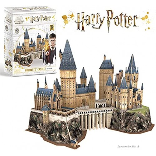 3D Puzzle Harry Potter Hogwarts Schloss Schule Magic Model Making Kit DIY BAU Spielzeug Geschenk für Erwachsene und Kinder 197 Stück