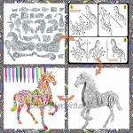 BYTOKI 3D Farbpuzzleset für Kinder Kunsthandwerk für Mädchen und Jungen mit 10 oder 12 Stiftmarkierungen