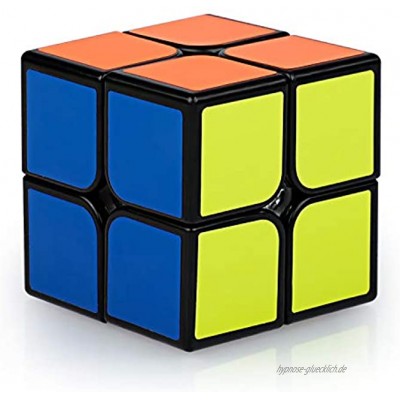 Coolzon Zauberwürfel original Würfel 2x2 2x2x2 Glatt drehbares Puzzle Magic Cube für Kinder