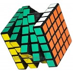 Coolzon® 5x5x5 Magic Cube Denksportaufgaben Puzzle Spielzeug-Geschwindigkeits-Würfel 63mm Schwarz