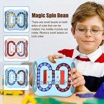 Cube Magic Bean,Magic Cube Little Magic Beans Spielzeug,Intelligence Fingertip,Dekompressionswürfel,Gyroskop Puzzle,Kreatives Lernspielzeug