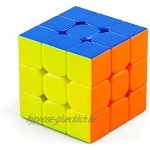 FAVNIC Zauberwürfel Magic Cube 3x3x3 Turning Smooth Magic Cube 3D Puzzle for Kids Twist Brain Teasers IQ Toys