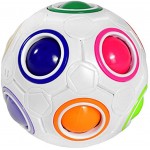 Magic Ball Regenbogenball mit bunten Kugeln | Magischer Ball Zauberball Puzzle-Ball ideal als Geschicklichkeitsspiel Knobelspiel für Kinder & Erwachsene
